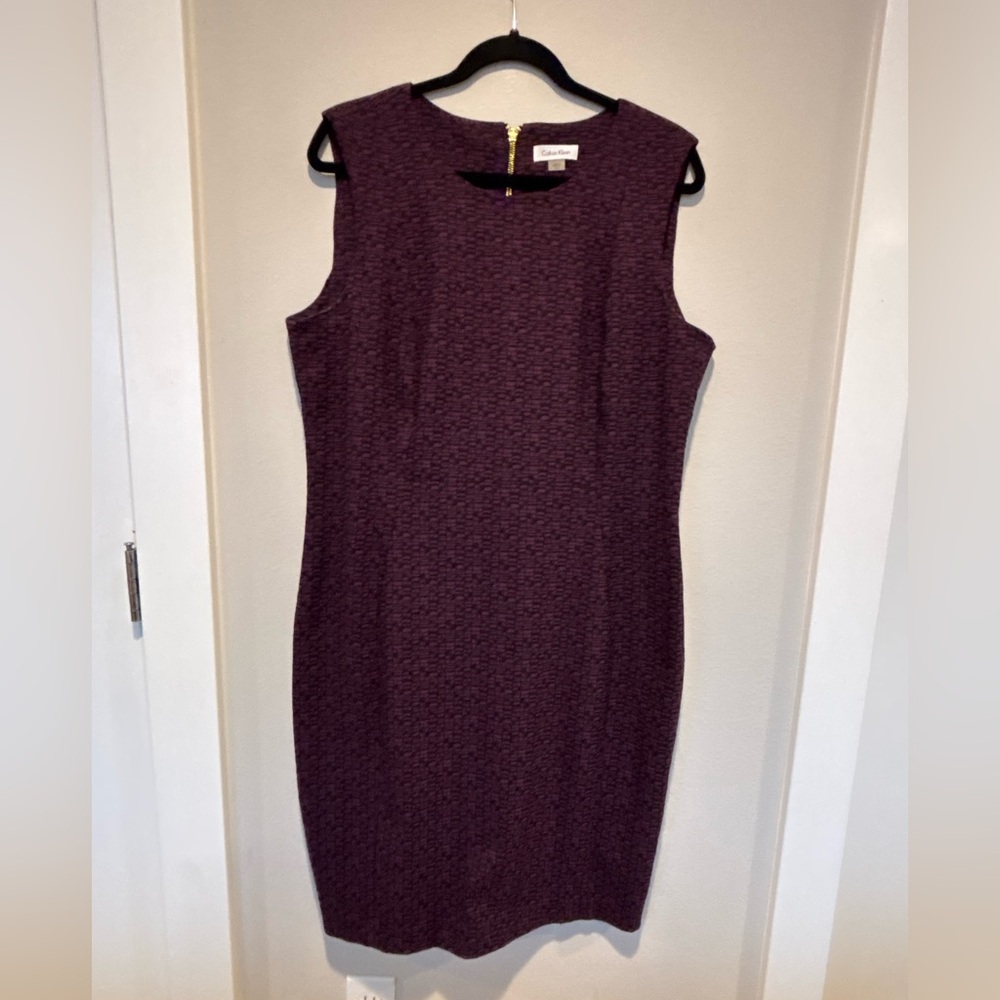 Calvin Klein Deep Purple Mini Dress 16